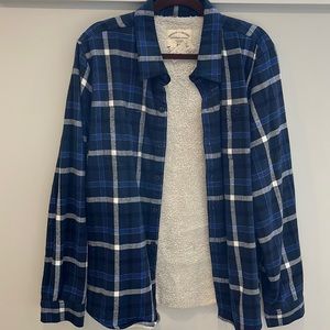 NWT Thread for Thought Mens Sherpa Lined Flannel